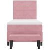 vidaXL Boxspring bed met matras Roze 90 x 200 cm Fluweel