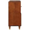vidaXL Dressoir Bruin 80 x 33.5 x 75 cm Bamboe en massief mango hout
