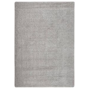 vidaXL Vloerkleed shaggy anti-slip 160x230 cm lichtgrijs