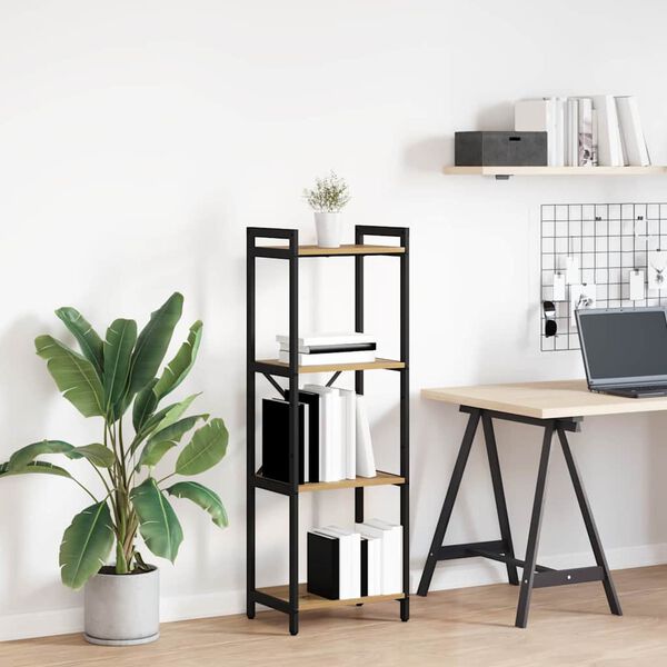 vidaXL Boekenkast Artisan Eiken 40 x 30 x 119 cm Bewerkt hout