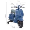 vidaXL Kindermotor elektrisch Vespa GTS300 blauw