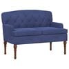 vidaXL Loungebank met knopencomfort Politieblauw 111 x 65 x 79 cm