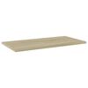 vidaXL Wandschappen 8 st 60x30x1,5 cm spaanplaat sonoma eikenkleurig