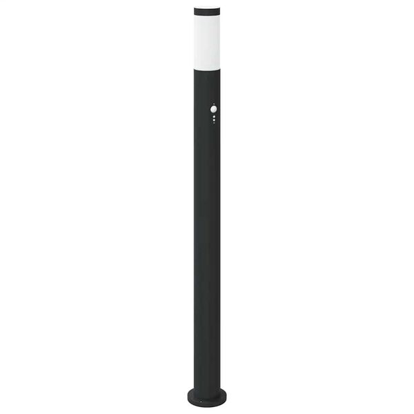 vidaXL Bolderverlichting met sensor 110 cm roestvrij staal IP44