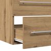 vidaXL Badkamer wastafelkast Artisan Oak 80x38,5x48 cm Engineered Wood