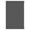 vidaXL Wandschappen kubus 6 st 60x15x23 cm bewerkt hout grijs