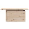vidaXL Tuintafel 100x50x75 cm massief grenenhout