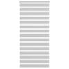 vidaXL Zebra rolgordijn 105x230 cm stofbreedte 100,9 cm lichtgrijs