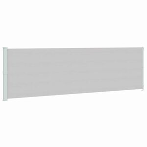 vidaXL Tuinscherm uittrekbaar 180x600 cm grijs