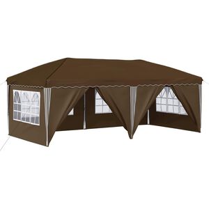vidaXL Pop-up partytent 575 x 288 x 245 cm Taupe