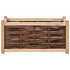 vidaXL Plantenbak verhoogd 80x40x40 cm massief grenenhout