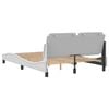 vidaXL Bedframe zonder matras "Zadar" kunstleer wit 140x200 cm