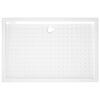 vidaXL Douchebak met noppen 80x120x4 cm ABS wit