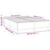 vidaXL Boxspring bed 140x200 cm fluweel donkergroen