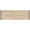 vidaXL Badkamermeubelset met lade met plank Sonoma Eiken Bewerkt hout