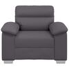 vidaXL Sofastoel Grijs 100x81x84 cm Kunstleer