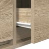 vidaXL Tv-meubel 80x31x25,5 cm bewerkt hout sonoma eikenkleurig