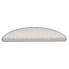 vidaXL Trapmatten zelfklevend 30 st sisal-look 56x17x3cm zilverkleurig