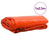 vidaXL Zeil 650g / m&sup2; Oranje 1 x 2,5 m Canvas met PVC-coating