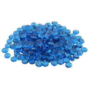 vidaXL Glasnugget 17-19 mm Hemelsblauw Glas
