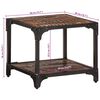 vidaXL Salontafel 40x40x36 cm massief gerecycled hout