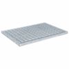 vidaXL Rooster zilver 50 x 35 x 2 cm Warmgedipt Gegalvaniseerd Staal