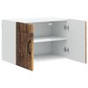 vidaXL Keukenkast aan de muur met plank 2 pcs Oud Hout 60 x 31 x 40 cm