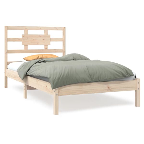 vidaXL Bedframe massief hout 90x190 cm
