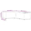 vidaXL Tuinmeubelhoezen L-vormig 2 st 18 oogjes 220x285x80 cm