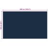 vidaXL Zwembadfolie solar drijvend 260x160 cm PE zwart en blauw
