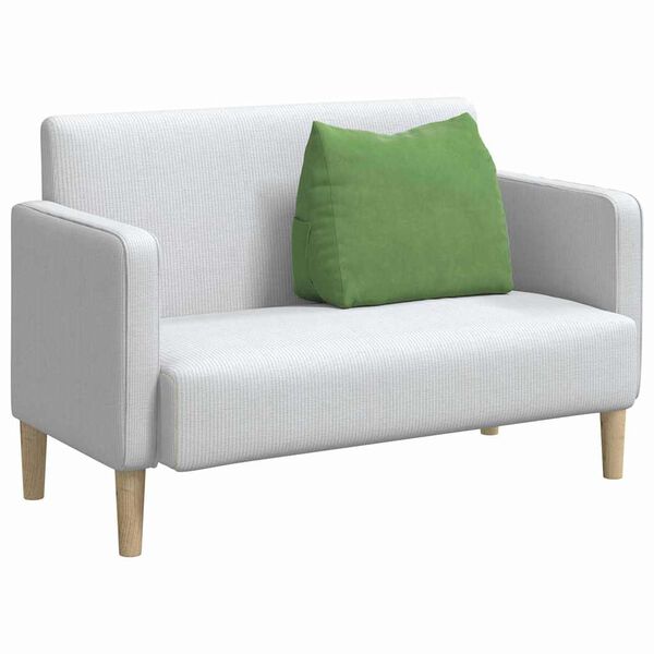 vidaXL Rugkussen Lichtgroen 60 x 20 x 50 cm Cordstof