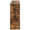 vidaXL Wandtafel Gerookte Eik 155 x 29 x 74 cm Geconstrueerd hout