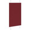 vidaXL Pliss&eacute; rolgordijn 70x100 cm stofbreedte 69,4 cm bordeauxrood