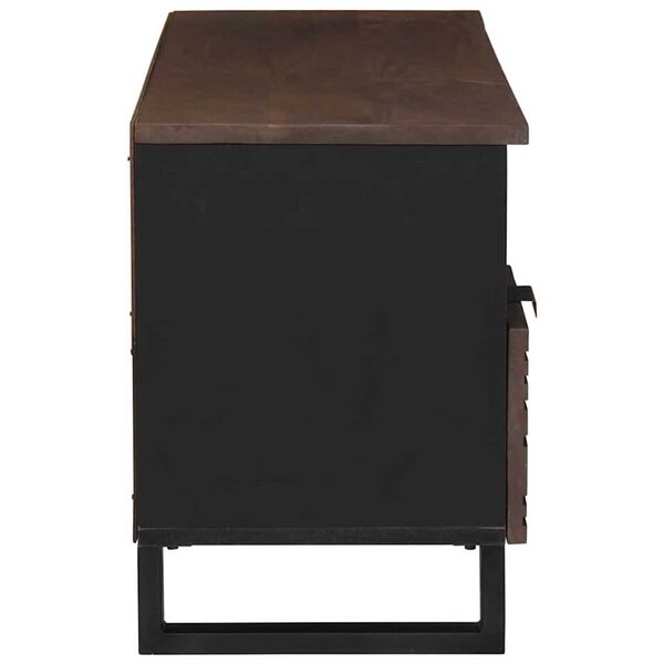 vidaXL TV Eenheden met lade Walnotenhout 100 x 33 x 46 cm Bewerkt hout