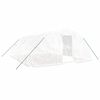 vidaXL Tuinkas met stalen frame 30 m&sup2; 6x5x2,3 m wit