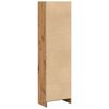 vidaXL Boekenkast 40x24x143 cm bewerkt hout artisanaal eikenkleurig