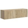 vidaXL TV Wandkast Set Wandgemonteerd 6 pcs Sonoma Eiken