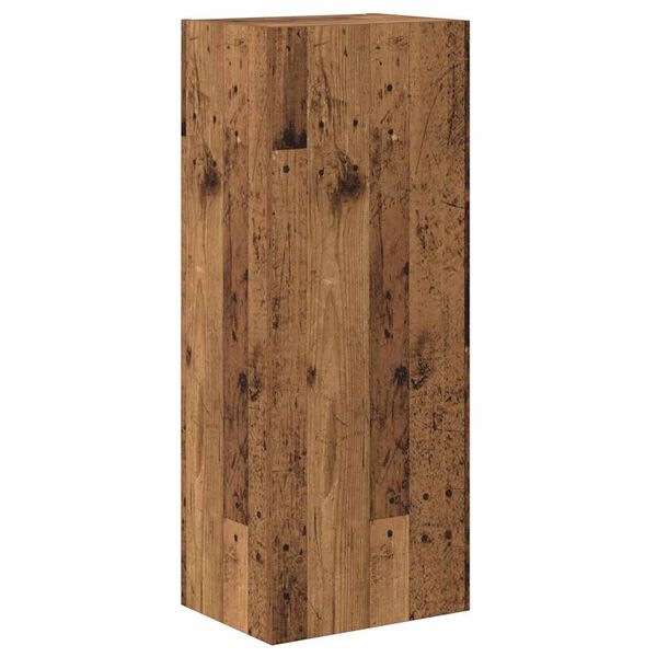 vidaXL TV Wandkast Oud Hout 40,5 x 30 x 102 cm Bewerkt hout
