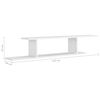 vidaXL Tv-wandschap 125x18x23 cm bewerkt hout wit