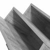 vidaXL Tijdschrift Rek Grijs Sonoma 90 x 53 x 28,5 cm Bewerkt hout