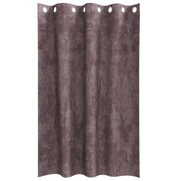 vidaXL Velvet Gordijnen met gordijnen 2 pcs Bruin 175 x 140 cm Fluweel