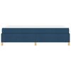 vidaXL Bedframe met matras Blauw 120 x 200 cm Stof