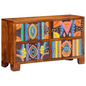 vidaXL Schoenenkast Bruin 90 x 35 x 55 cm Massief Acaciahout