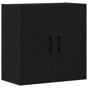 vidaXL Wandkast 60 x 31 x 60 cm Bewerkt hout Zwart Eiken