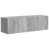 vidaXL TV Wandkast Set Wandgemonteerd 6 pcs Grijs Sonoma