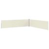 vidaXL Tuinscherm uittrekbaar 170x1200 cm crème