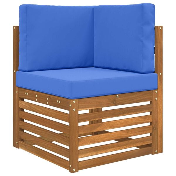 vidaXL Buiten bankkussen 3 pcs Turquoise Polyester