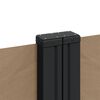 vidaXL Windscherm uittrekbaar 100x1000 cm taupe