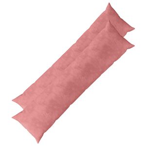 vidaXL Kussen met kussen HEERLEN 2 st Roze fluweel