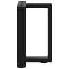 vidaXL Salontafelpoten 2 st T-vormig 28x25x(42-43) cm staal zwart